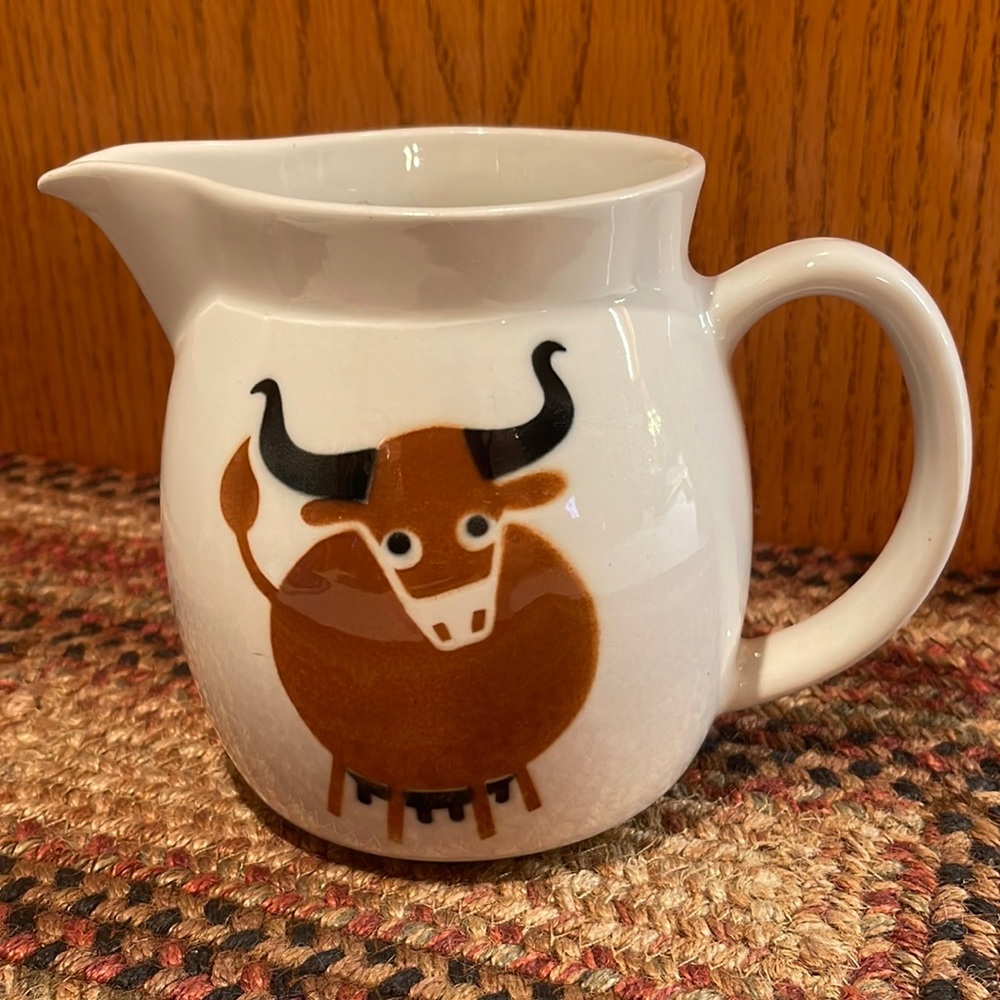 Vintage Cow Milk Pitcher